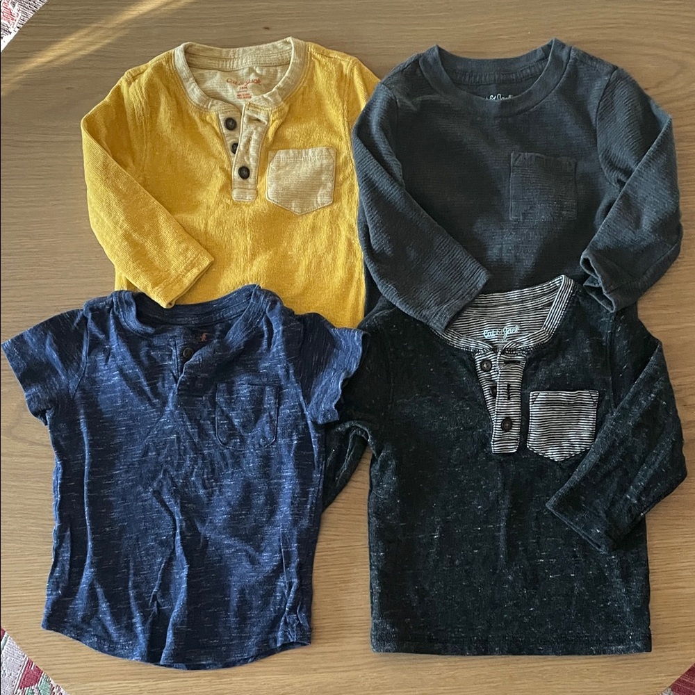 Boy Cat & Jack shirt bundle - 18 months